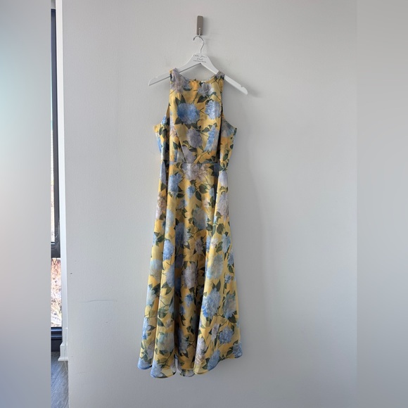 SACHIN & BABI Kate Floral Print Sleeveless Gown 10 - Picture 7 of 11